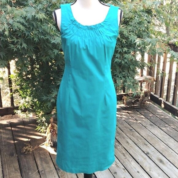 Calvin Klein Cotton Sheath Dress - Picture 1 of 10